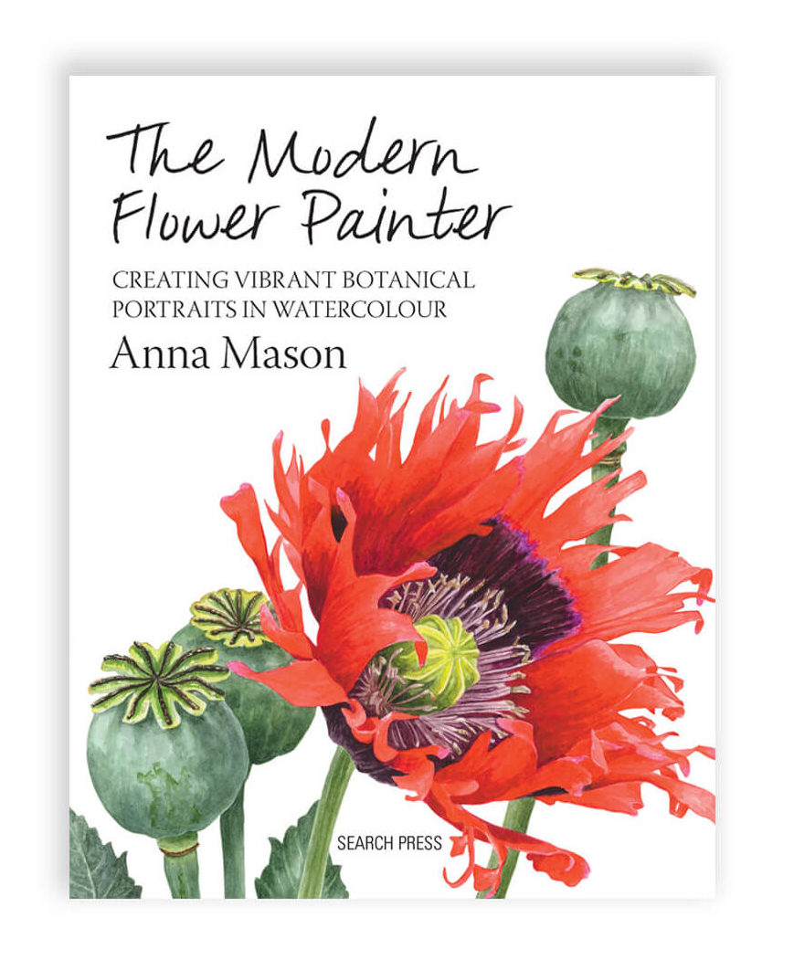 Anna Mason Modern Flower Painter book